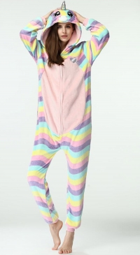 Women's unicorn jumpsuit fleece pajamas (from S to XXL)