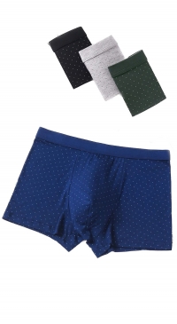 Men's printed cotton modal boxer shorts