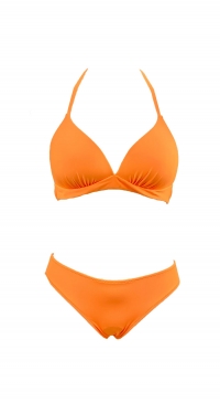 Plain colored bikini with hanger