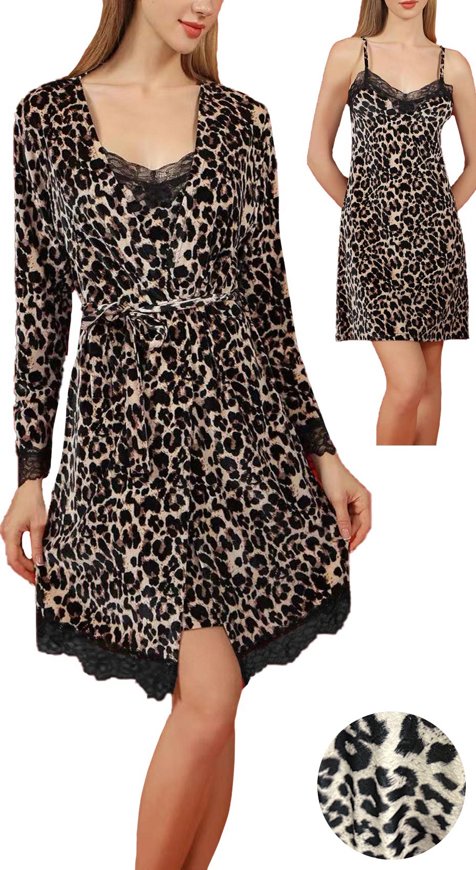Velour & Lace Pajama
