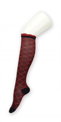Lurex knee-highs