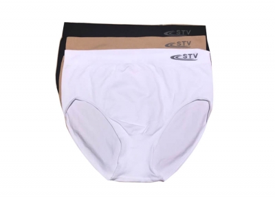 Women's panties micro-fiber black/white/beige size M or L