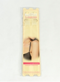 large removable straps - transparent