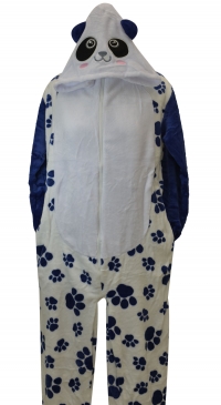 Adult hooded and pocket pajama jumpsuit (from S to XXL)