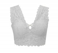 White plus size women's bra (from XXL to 4XL)