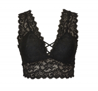 Black plus size women's bra (from XXL to 4XL)