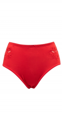 Culotte rouge grande taille