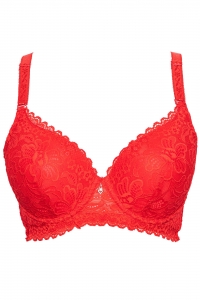 Bra padded red cup D