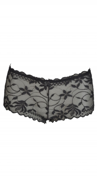 lace black panty