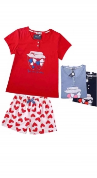 shortsleev pyjama set