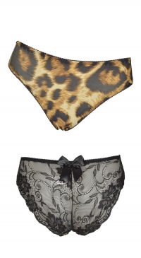 leopard printed Brief