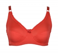 D cup foamless bra