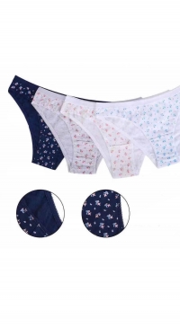 Printed bried in cotton
