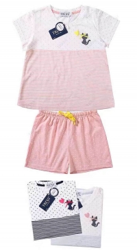 child pajamas short sleeves and shorts