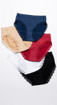 Culotte brief woman microfiber various colors