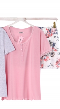 Tshirt and shorts pajamas