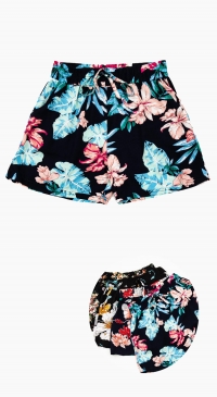 Women's printed beach shorts