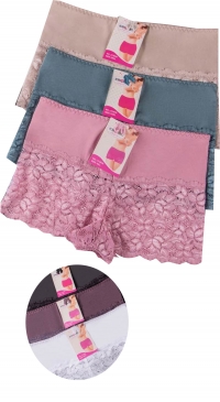 Boxer with lace