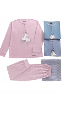 Brushed cotton pyjama unicorn