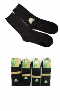 bamboo fiber black Socks for men