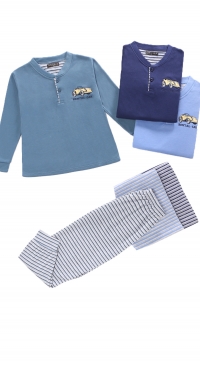 fleece coton pajamas for kids (only navy blue 14 and 16 years old)