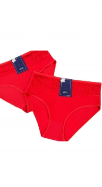 large size cotton red briefs