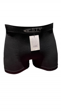 XXL size black microfibra boxer