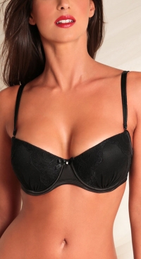 Lace cup bra
