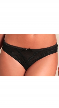 Black lace panties