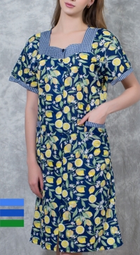short sleeve nightshirt in cotton