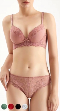 Bralette set with tanga, cup B