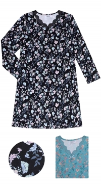 Floral print nightgown