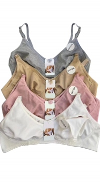 Pack of cotton nursing bras