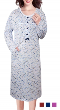 Floral print nightgown