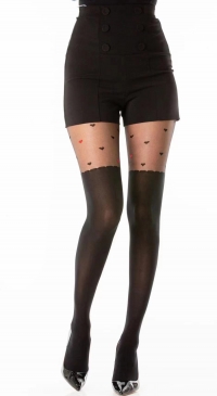 Fancy heart tights
