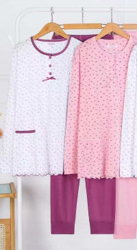 Cotton pajamas for large size women (from 48 to 56)