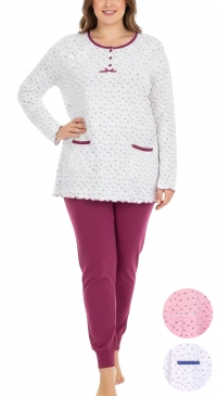 Cotton pajamas for large size women (from 48 to 56)