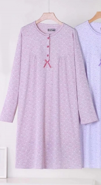 Plus Size Autumn-Winter Nightgown