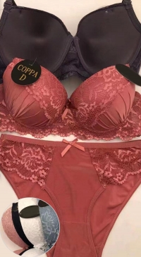 D cup bra and panty set