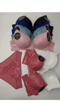 C cup bra and panty set