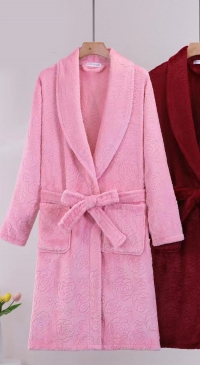Women's pilou pilou bathrobe