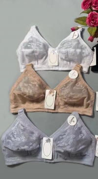 Wireless bras without foam cup D