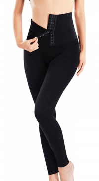 Black reshaping slimming leggings