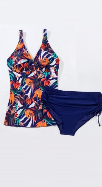 Large size 2-piece swimsuit
