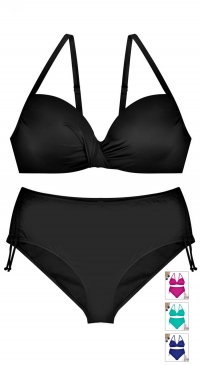 unicolor 2-piece swimsuit