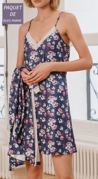 Parma blue babydoll and negligee