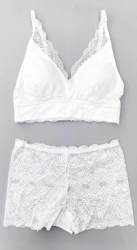 Brassière triangle dentelle