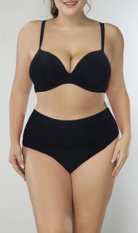 Black padded swimsuit (from 42 to 48)