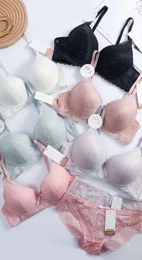 Lace bras and panties