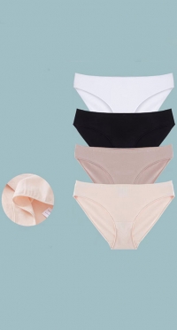 Cotton and spandex panties